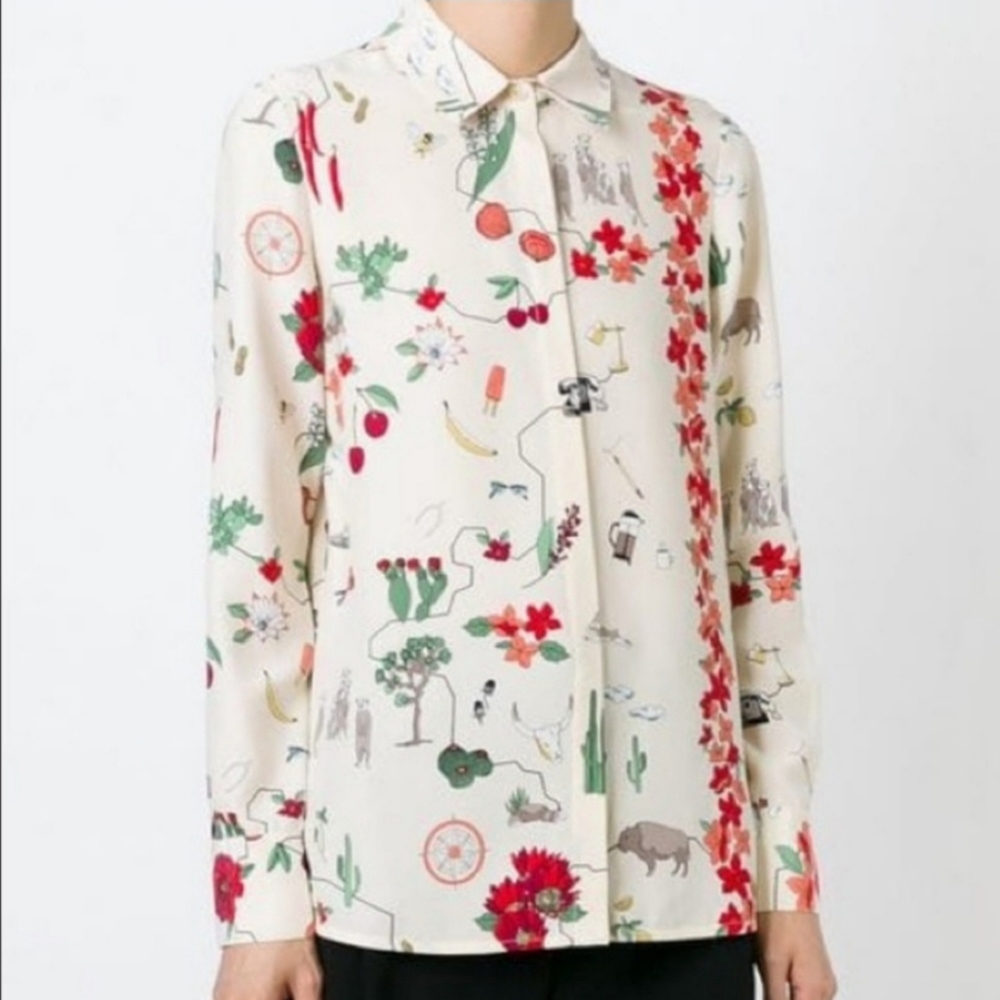 Tory Burch Desert Print shirt